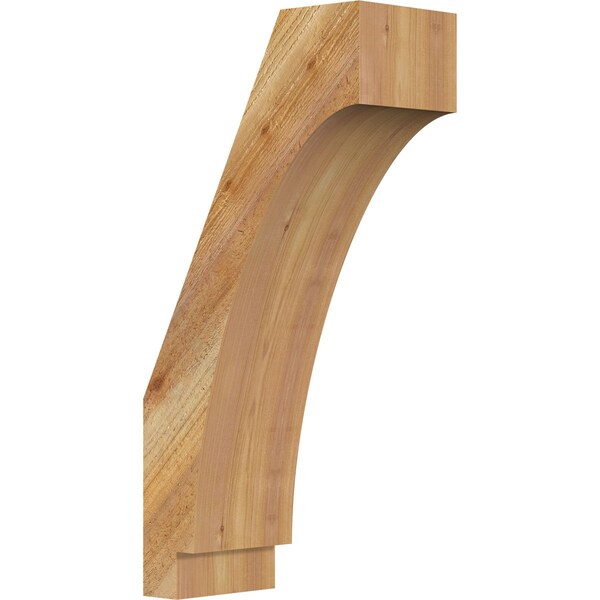 Ekena Millwork 6"W x 12"D x 24"H Imperial Rough Sawn Knee Brace, Western Red Cedar BRC06X12X24IMP00RWR - main